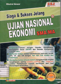 Image of Siaga & Sukses Jelang Ujian Nasional Ekonomi SMA/MA KTSP