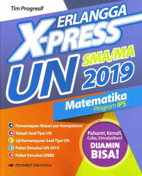 Image of Erlangga X-Press UN SMA/MA 2019 Matematika Program IPS
