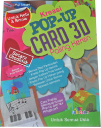 Image of Kreasi Pop-Up Card 3D Paling Keren untuk Semua Usia