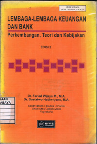 Image of Lembaga-Lembaga Keuangan dan Bank : Perkembangan, Teori dan Kebijakan