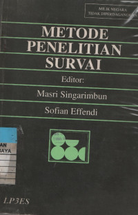 Image of Metode Penelitian Survai