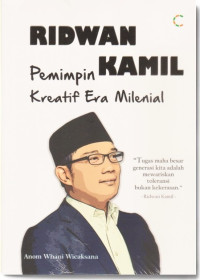 Image of Ridwan Kamil : Pemimpin Kreatif Era MIlenial