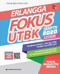 Image of Erlangga Fokus UTBK SBMPTN 2020 SOSHUM