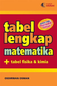 Image of Tabel Lengkap Matematika + Tabel Fisika dan Kimia